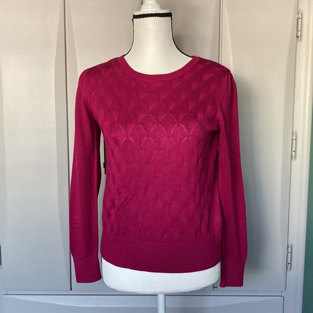 Banana Republic Pink Crewneck Sweater Sz Sm